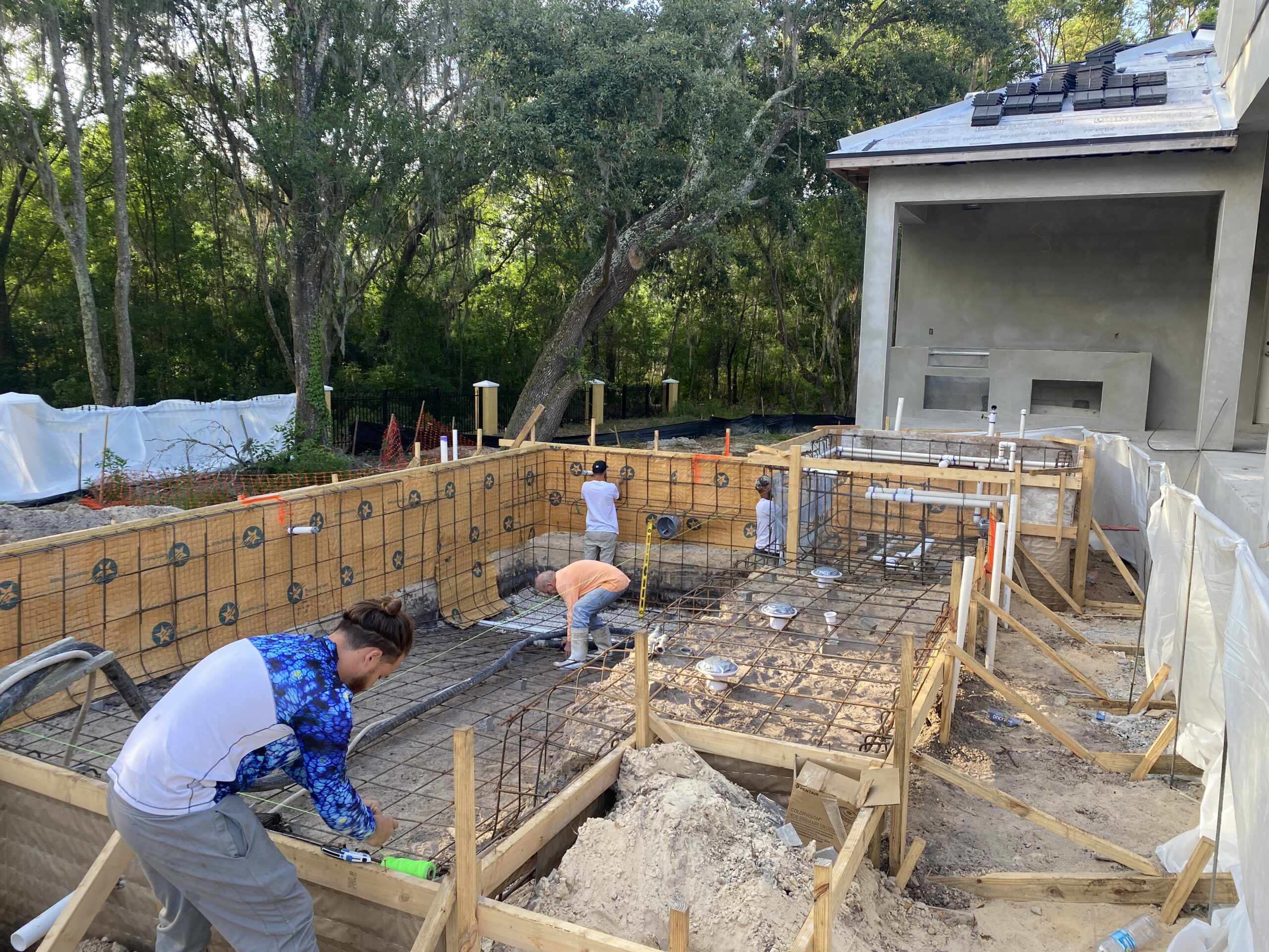 tampa pool construction timeline