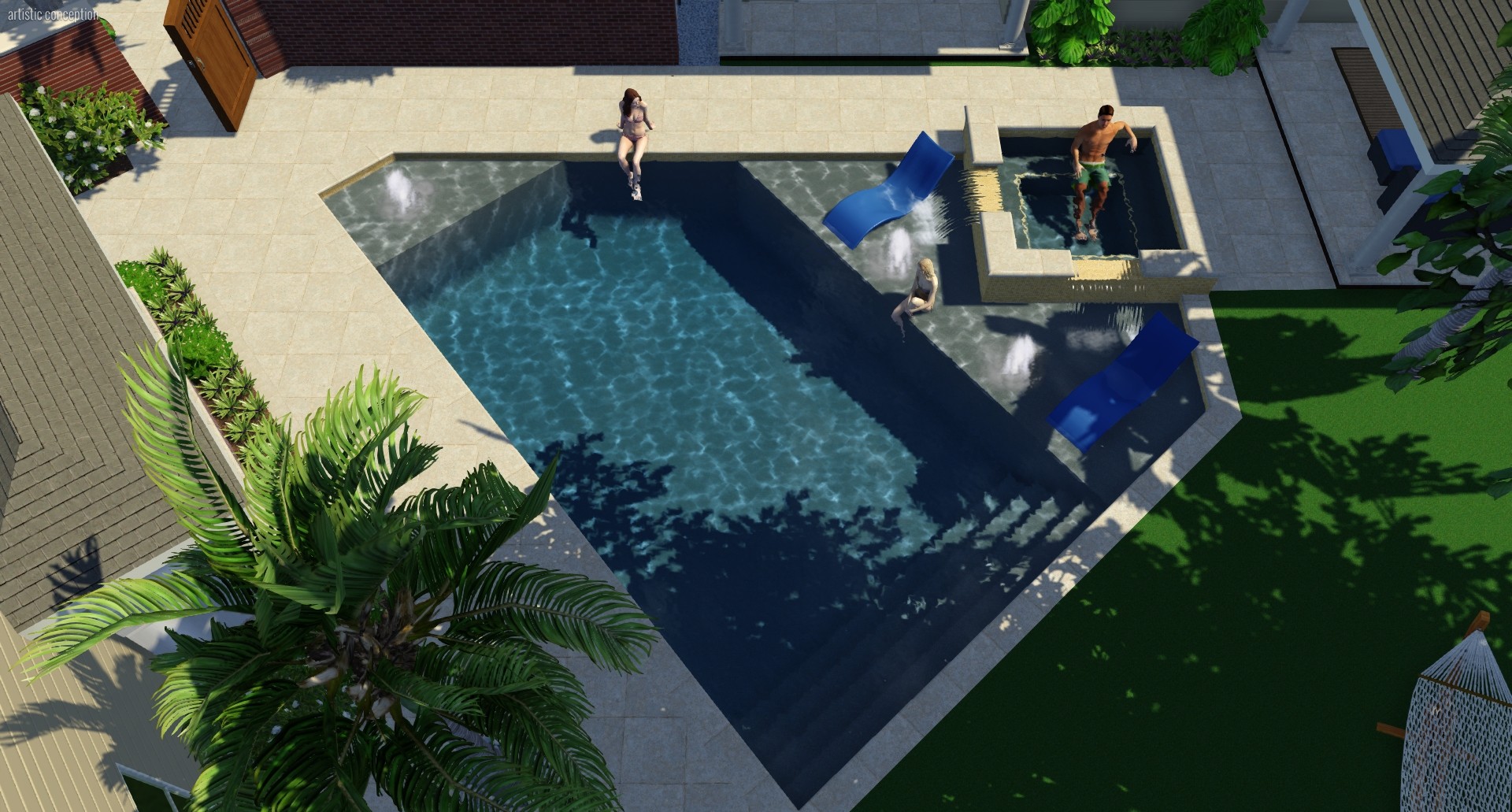 3D pool design tampa